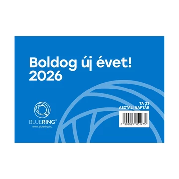 Asztali naptár TA-23 2026. Bluering® Asztali naptár TA-23 2026. Bluering®