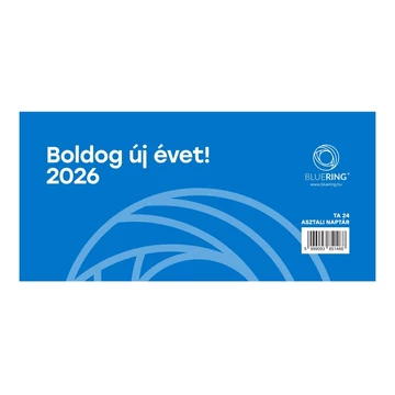 Asztali naptár TA-24 2026. Bluering® Asztali naptár TA-24 2026. Bluering®