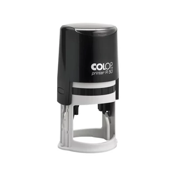 Bélyegző kör R50 Printer Colop fekete ház/fekete párna Bélyegző kör R50 Printer Colop fekete ház/fekete párna