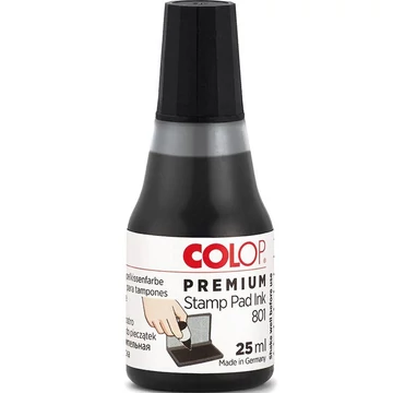 Bélyegzőfesték C 801/25 ml, Colop fekete Bélyegzőfesték C 801/25 ml, Colop fekete