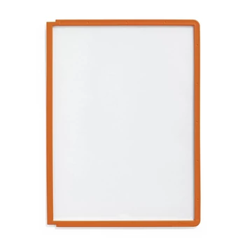 Bemutatótábla panel, A4, 5 db/csomag, Durable Sherpa narancs Bemutatótábla panel, A4, 5 db/csomag, Durable Sherpa narancs