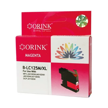 Brother LC125XL tintapatron magenta ORINK Brother LC125XL tintapatron magenta ORINK