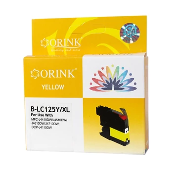 Brother LC125XL tintapatron yellow ORINK Brother LC125XL tintapatron yellow ORINK