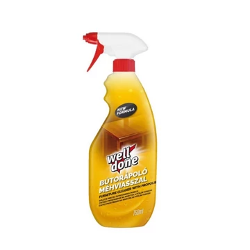 Bútorápoló szórófejes 750 ml méhviasszal Well Done Bútorápoló szórófejes 750 ml méhviasszal Well Done