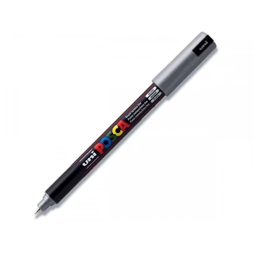 Dekormarker 0,7-1mm, Uni Posca PC-1M ezüst Dekormarker 0,7-1mm, Uni Posca PC-1M ezüst