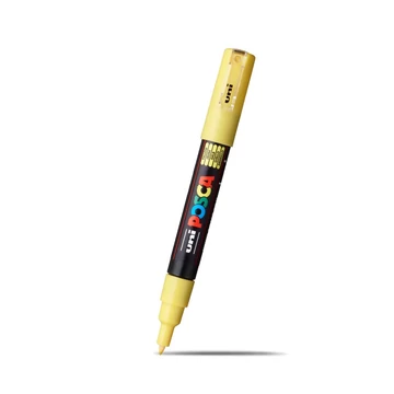 Dekormarker 0,7-1mm, Uni Posca PC-1M sárga Dekormarker 0,7-1mm, Uni Posca PC-1M sárga