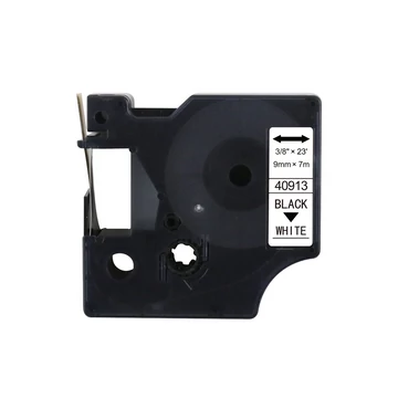 Feliratozógép szalag kompatibilis Dymo S0720680/40913 9mmx7m ECO fekete/fehér Feliratozógép szalag kompatibilis Dymo S0720680/40913 9mmx7m ECO fekete/fehér