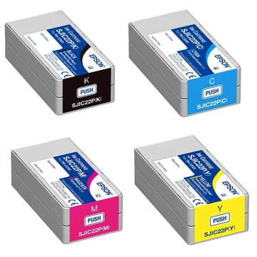 Epson SJIC22P tintapatron yellow ORIGINAL Epson SJIC22P tintapatron yellow ORIGINAL