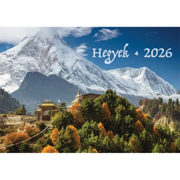 Falinaptár képes 460x320mm, Hegyek Realsystem 2026. Falinaptár képes 460x320mm, Hegyek Realsystem 2026.