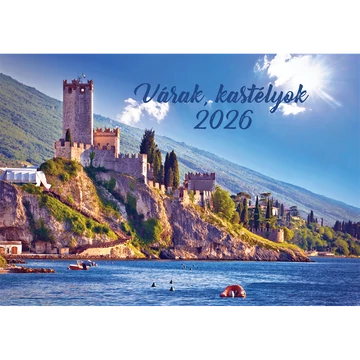Falinaptár képes 460x320mm, Várak, kastélyok Realsystem 2026. Falinaptár képes 460x320mm, Várak, kastélyok Realsystem 2026.