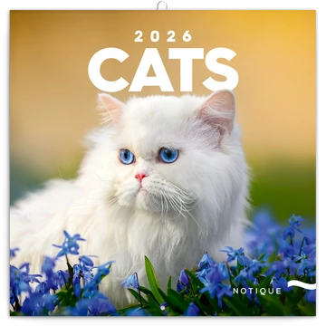 Falinaptár képes lemeznaptár 300x300mm, Cats Realsystem 2026. Falinaptár képes lemeznaptár 300x300mm, Cats Realsystem 2026.