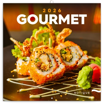 Falinaptár képes lemeznaptár 300x300mm, Gourmet Realsystem 2026. Falinaptár képes lemeznaptár 300x300mm, Gourmet Realsystem 2026.