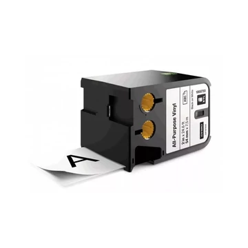 Feliratozógép szalag Dymo XTL 1868755 54mmx7m ORIGINAL, vinyl fehér/fekete Feliratozógép szalag Dymo XTL 1868755 54mmx7m ORIGINAL, vinyl fehér/fekete