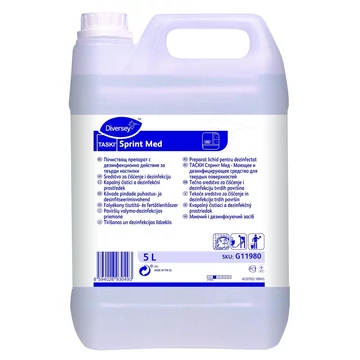 Felületfertőtlenítő 5 liter Sprint Med Taski Felületfertőtlenítő 5 liter Sprint Med Taski