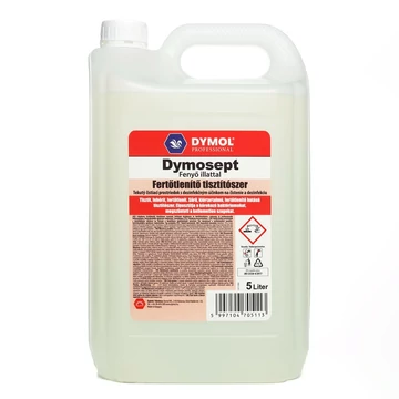 Fertőtlenítő hatású tisztítószer 5 liter Dymosept fenyő illat Fertőtlenítő hatású tisztítószer 5 liter Dymosept fenyő illat