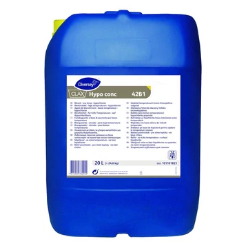 Folyékony mosószer koncentrátum 20 liter Klór-bázisú fehérítő Clax Hypo Folyékony mosószer koncentrátum 20 liter Klór-bázisú fehérítő Clax Hypo