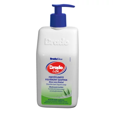 Folyékony szappan fertőtlenítő hatással pumpás 350 ml BradoLife aloe vera Folyékony szappan fertőtlenítő hatással pumpás 350 ml BradoLife aloe vera
