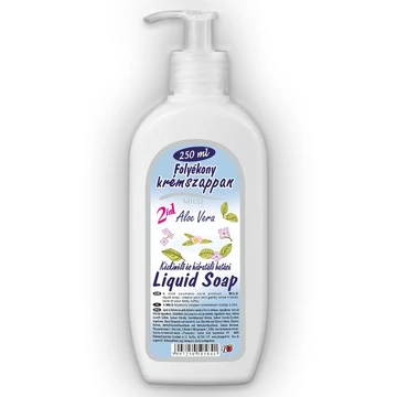 Folyékony szappan pumpás 250 ml balzsamos Aloe Vera Mild Folyékony szappan pumpás 250 ml balzsamos Aloe Vera Mild