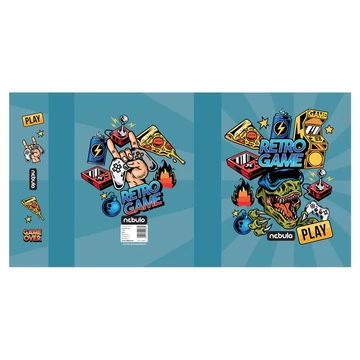 Füzetbox, A5, Gamer Nebulo Füzetbox, A5, Gamer Nebulo
