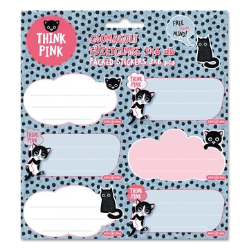 Füzetcímke (3*6 db) Ars Una THINK-PINK (5285) 23 Füzetcímke (3*6 db) Ars Una THINK-PINK (5285) 23