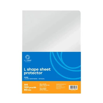 Genotherm `L` A4, 80 micron víztiszta Bluering® 100 db/csomag, Genotherm `L` A4, 80 micron víztiszta Bluering® 100 db/csomag,