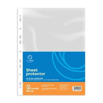 Genotherm lefűzhető A4, 35 micron narancsos 100 db/csomag Bluering® Genotherm lefűzhető A4, 35 micron narancsos 100 db/csomag Bluering®
