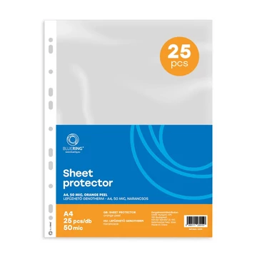 Genotherm lefűzhető, A4, 50 micron narancsos Bluering® 25 db/csomag Genotherm lefűzhető, A4, 50 micron narancsos Bluering® 25 db/csomag