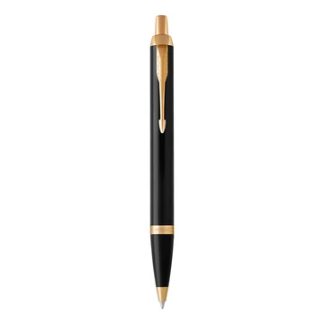 Golyóstoll fekete test, arany klipsz 1931666 Parker Royal IM, írásszín kék Golyóstoll fekete test, arany klipsz 1931666 Parker Royal IM, írásszín kék
