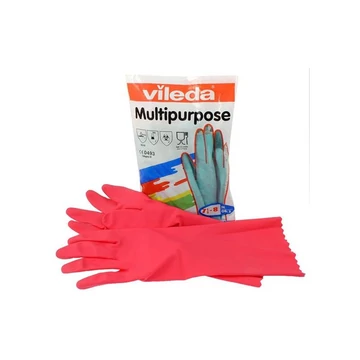 Gumikesztyű L háztartási pár Multipurpose Vileda piros_100154 Gumikesztyű L háztartási pár Multipurpose Vileda piros_100154