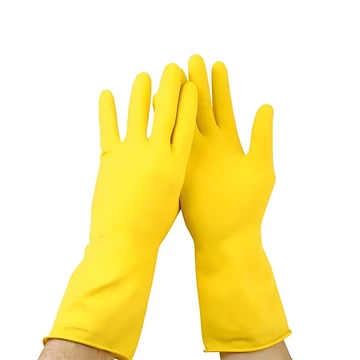 Gumikesztyű S háztartási pár Safety First sárga Gumikesztyű S háztartási pár Safety First sárga