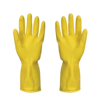 Gumikesztyű XL háztartási pár Safety First sárga Gumikesztyű XL háztartási pár Safety First sárga