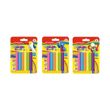 Gyurmakészlet 90 g. 6 db/bliszter Keyroad neon színek Gyurmakészlet 90 g. 6 db/bliszter Keyroad neon színek