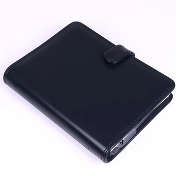 Gyűrűs kalendárium műbőr L méret 195x236 mm  Realsystem kék  Gyűrűs kalendárium műbőr L méret 195x236 mm  Realsystem kék