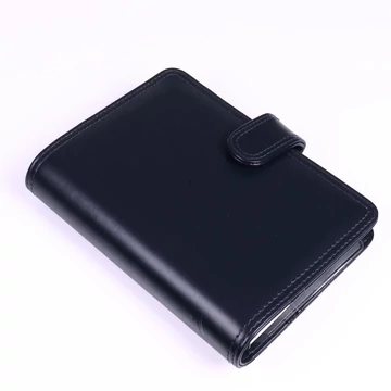 Gyűrűs kalendárium műbőr M méret 135x195 mm  Realsystem kék  Gyűrűs kalendárium műbőr M méret 135x195 mm  Realsystem kék