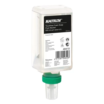 Habszappan 500 ml érintésmentes szenzoros adagolóba Pure Neutral illat Katrin Touchfree_48410 Habszappan 500 ml érintésmentes szenzoros adagolóba Pure Neutral illat Katrin Touchfree_48410