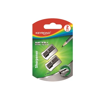 Hegyező 1 lyukú fém 2 db/bliszter Keyroad Metal Hegyező 1 lyukú fém 2 db/bliszter Keyroad Metal