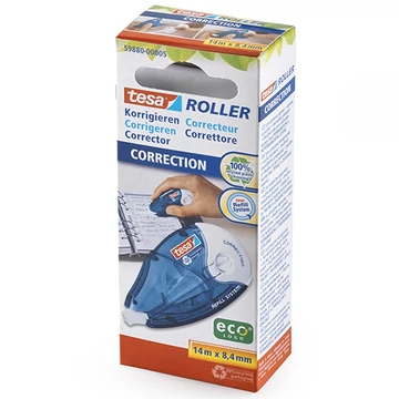 Hibajavító roller 8,4mmx14m utántölthető cserélhető betétes Tesa Hibajavító roller 8,4mmx14m utántölthető cserélhető betétes Tesa