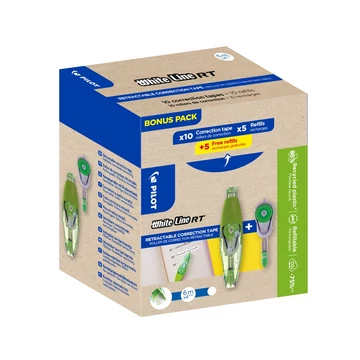 Hibajavító roller GREENPACK 10+10 nyomógombos hibajavító + betét Whiteline RT Pilot Hibajavító roller GREENPACK 10+10 nyomógombos hibajavító + betét Whiteline RT Pilot