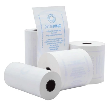 Hőpapír 80 mm széles, 17fm hosszú, cséve 12mm, 10 tekercs/csomag, ( 80/40 ) BPA mentes Bluering® Hőpapír 80 mm széles, 17fm hosszú, cséve 12mm, 10 tekercs/csomag, ( 80/40 ) BPA mentes Bluering®