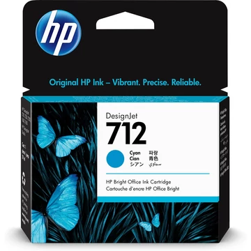 Hp 712/3ED67A tintapatron cyan ORIGINAL Hp 712/3ED67A tintapatron cyan ORIGINAL