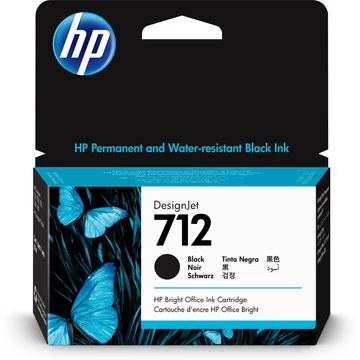 Hp 712/3ED70A tintapatron black ORIGINAL Hp 712/3ED70A tintapatron black ORIGINAL