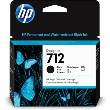 Hp 712/3ED71A tintapatron black ORIGINAL Hp 712/3ED71A tintapatron black ORIGINAL