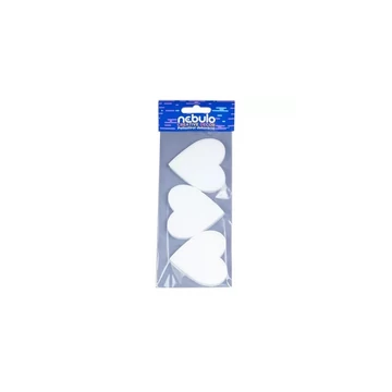 Hungarocell dekoráció, szívek, 3 db/csomag, 8x20 cm, Nebulo Hungarocell dekoráció, szívek, 3 db/csomag, 8x20 cm, Nebulo