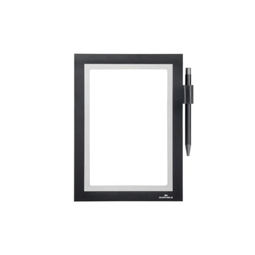 Infókeret A5, öntapadó hátlap, mágneses záródás Duraframe® Note fekete Infókeret A5, öntapadó hátlap, mágneses záródás Duraframe® Note fekete