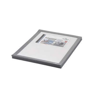 Infókeret A4, XXL csomag, 10 db/doboz, Durable Duraframe® ezüst Infókeret A4, XXL csomag, 10 db/doboz, Durable Duraframe® ezüst