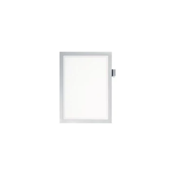 Infókeret A4, öntapadó hátlap, mágneses záródás Duraframe® Note ezüst Infókeret A4, öntapadó hátlap, mágneses záródás Duraframe® Note ezüst