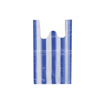 Ingvállas táska 280 x 500 mm 500 db/csomag kék-fehér csíkos Ingvállas táska 280 x 500 mm 500 db/csomag kék-fehér csíkos