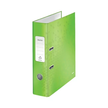 Iratrendező A4, 8cm, karton Leitz 180 Wow zöld Iratrendező A4, 8cm, karton Leitz 180 Wow zöld