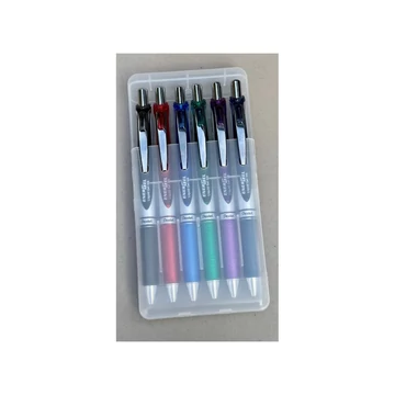 Írószertartó asztali műanyag 6db-os készlet BL77 toll, Pentel 6 klf. szín Írószertartó asztali műanyag 6db-os készlet BL77 toll, Pentel 6 klf. szín