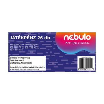 Játképénz csomag, Nebulo Játképénz csomag, Nebulo
